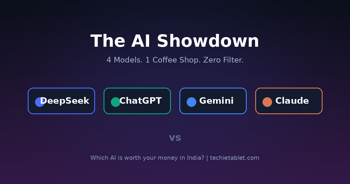 ChatGPT, Gemini, Claude & DeepSeek Walk Into an Indian Coffee Shop