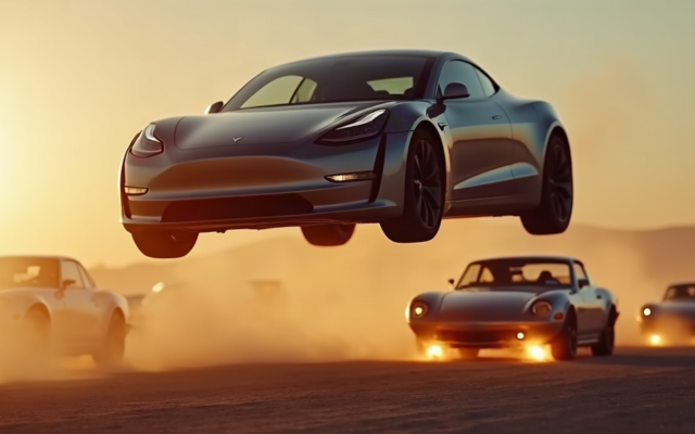 The Tesla Roadster Can Now Fly. Here’s the Fine Print.